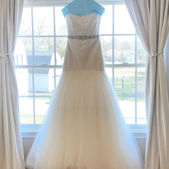 Romona Keveza Legends L315 Mermaid Fit and Flare Gown BRAND NEW UNALTERED - Picture 2 of 16